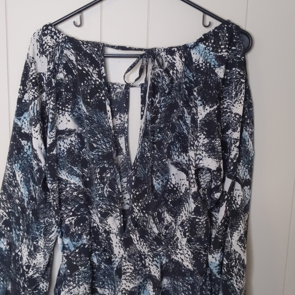 ASOS Snake Print Open Back Cold Shoulder R… - Picture 5 of 8